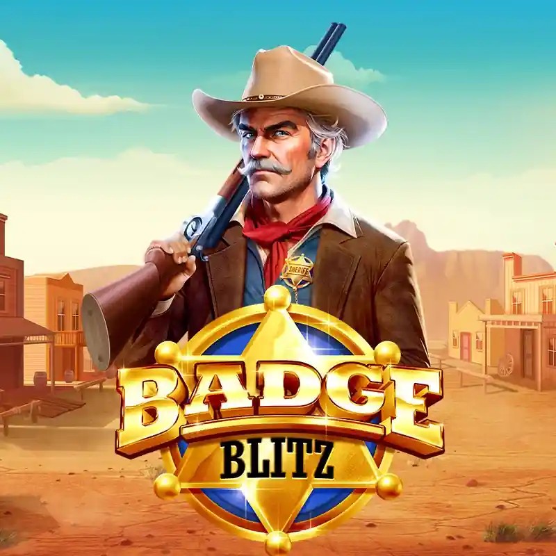 Slots logo of Badge Blitz from Pragmatic Play at Wildroyal Casino