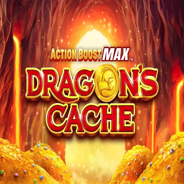 Action Boost Max Dragon's Cache logo by SpinPlay Games Wildroyal Casino