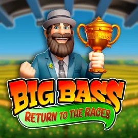 Big Bass Return to the Races slot visual from Pragmatic Play available on wild-royalcasino.com