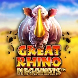 Great Rhino Megaways logo by Pragmatic Play Wildroyal Casino