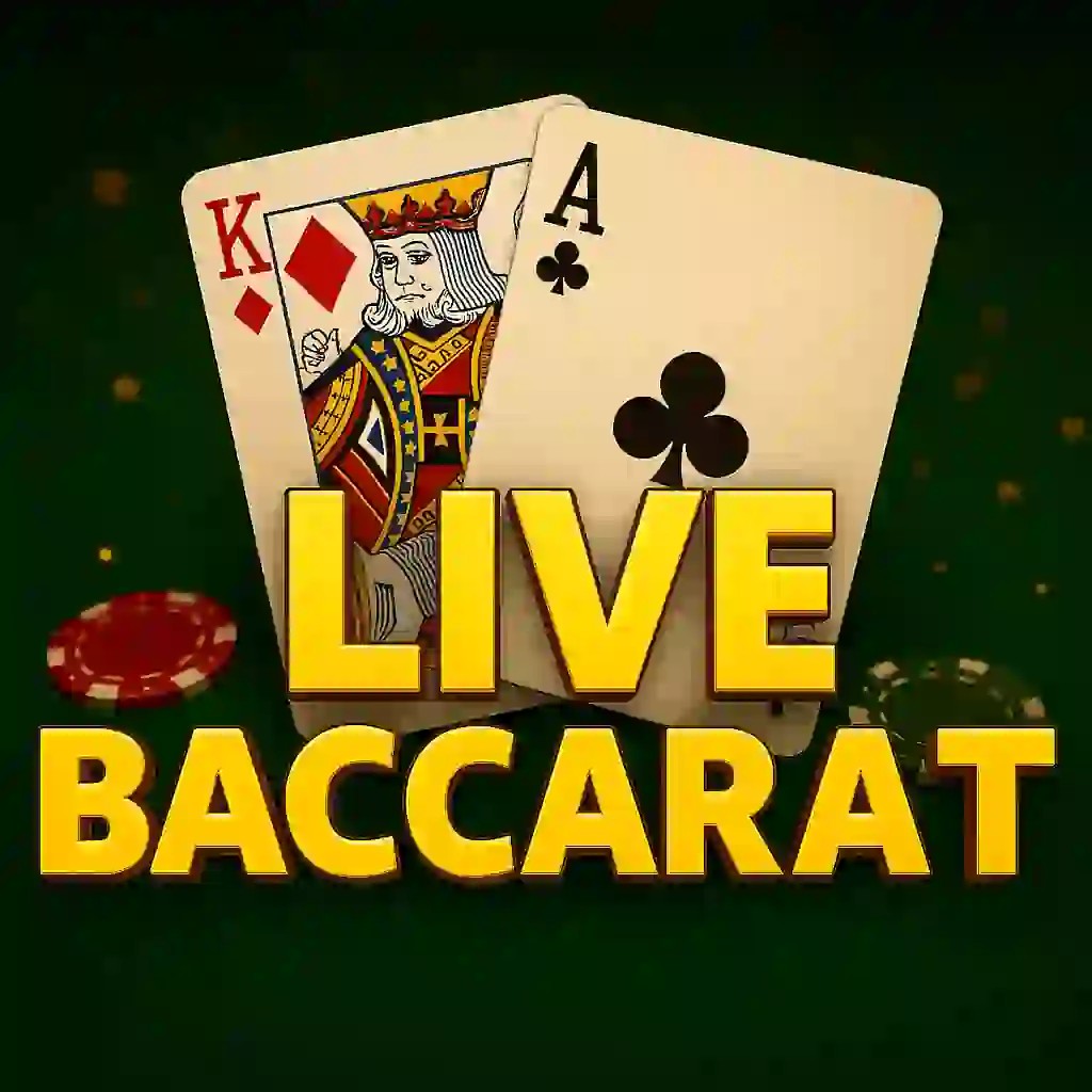 Live Baccarat slot logo by Pragmatic Live at Wildroyal CasinoLive Baccarat