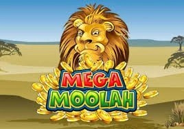 Logo of Mega Moolah slot from Games Global at Wildroyal Casino