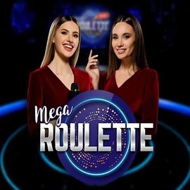 Mega Roulette slot visual from Pragmatic Play available on wild-royalcasino.com