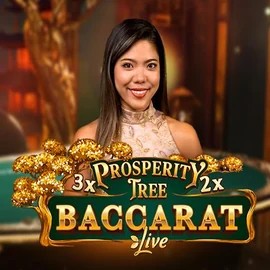 Prosperity Tree Baccarat by Evolution, showcased at wild-royalcasino.com – game logo