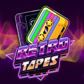 Retro Tapes slot logo by Push Gaming at Wildroyal CasinoRetro Tapes
