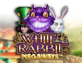 White Rabbit slot logo by Big Time Gaming at Wildroyal CasinoWhite Rabbit